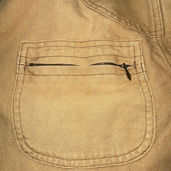 Vtg LL Bean  Chore Coat Barn Field Canvas Jacket Primaloft Flannel Lined - Picture 13 of 16